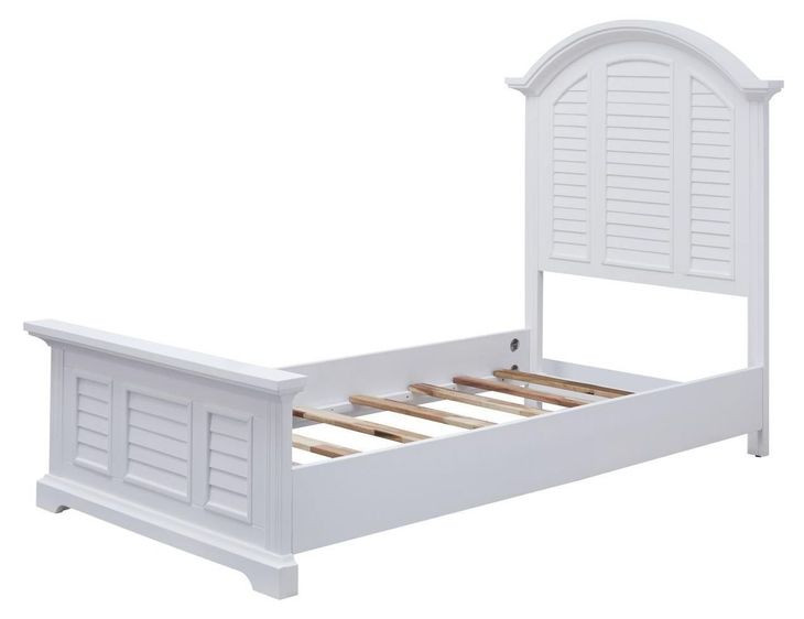 Heritage Coast Coastal White Youth Panel Bedroom Set