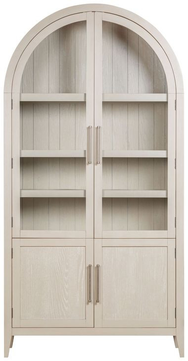 Fynn Light Gray 4 Door Display Cabinet