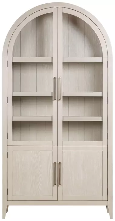 Fynn Light Gray 4 Door Display Cabinet