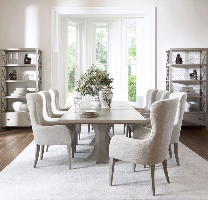 Cornelia Beige And Gray Arm Chair Set of 2