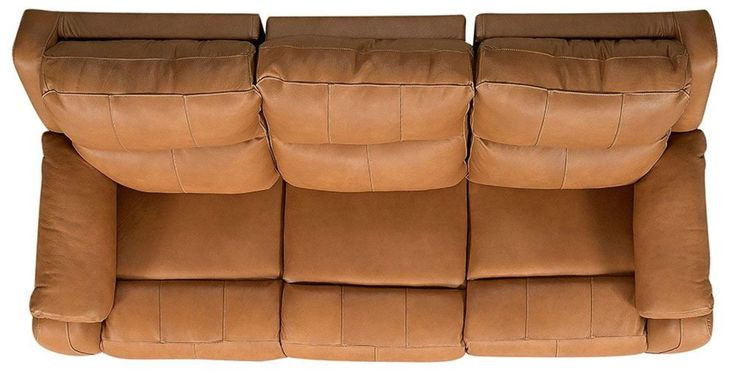 Marquis Caramel Leather 84" Zero Gravity Power Reclining Sofa with USB charging