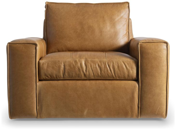 Nest Tan Upholstered Swivel Chair
