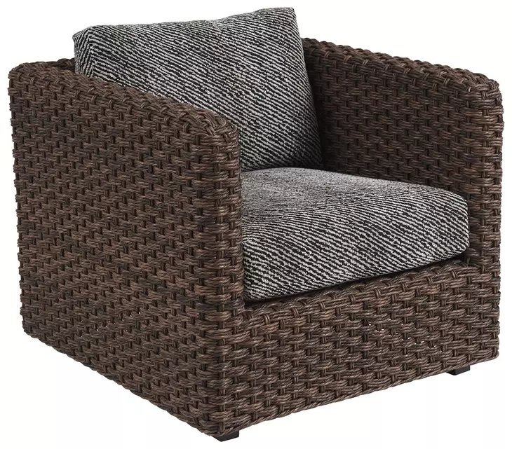 Kilimanjaro Black Upholstered Outdoor Lounge Chair
