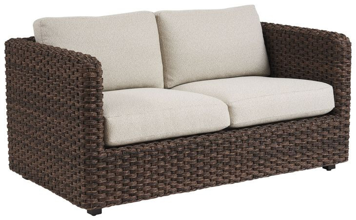 Kilimanjaro Beige 62" Outdoor Loveseat