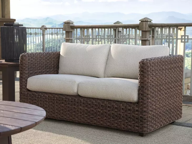 Kilimanjaro Beige Outdoor 62" Loveseat