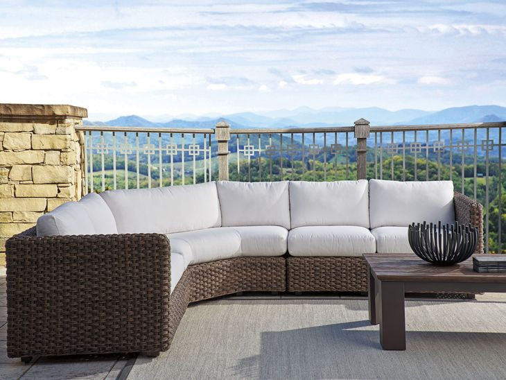 Kilimanjaro Beige 4 Piece Modular Outdoor Sectional