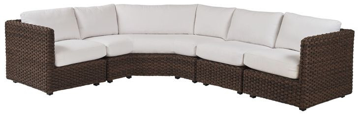 Kilimanjaro Beige 4 Piece Modular Outdoor Sectional