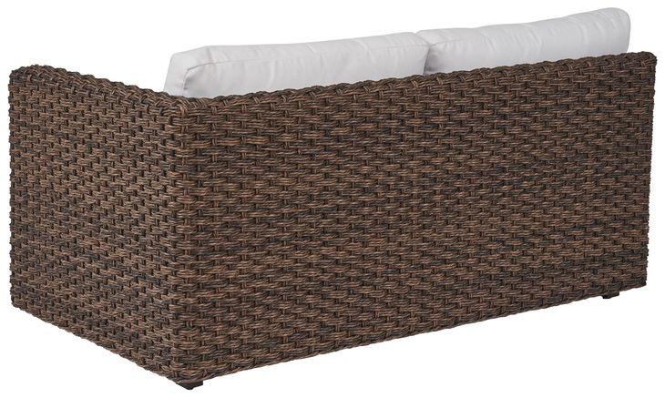 Kilimanjaro Beige 4 Piece Modular Outdoor Sectional with Loveseat