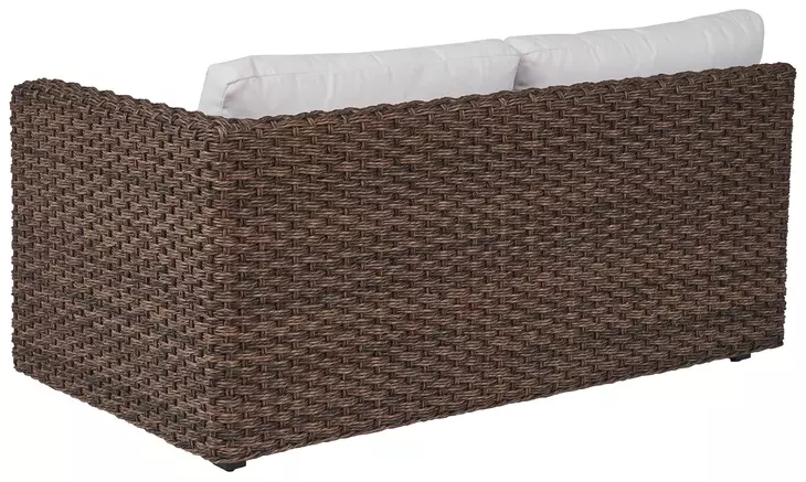 Kilimanjaro Beige 4 Piece Modular Outdoor Sectional with Loveseat