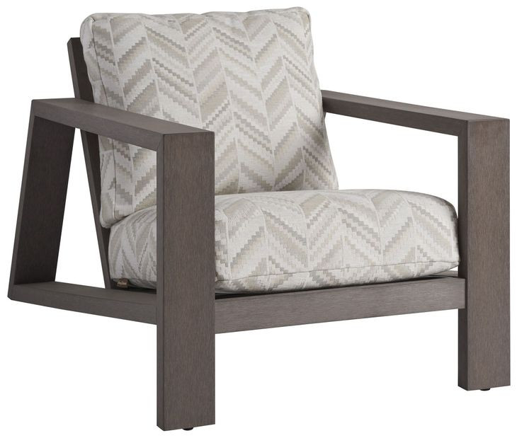 Mozambique Beige Upholstered Outdoor Lounge Chair