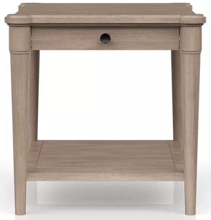 Wilmington Sand Wood End Table