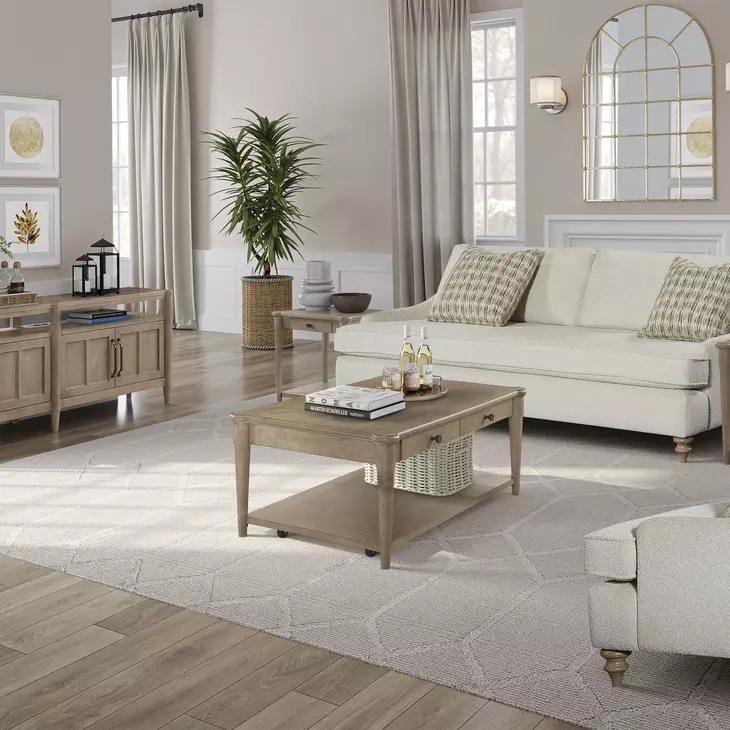 Wilmington Sand Wood End Table