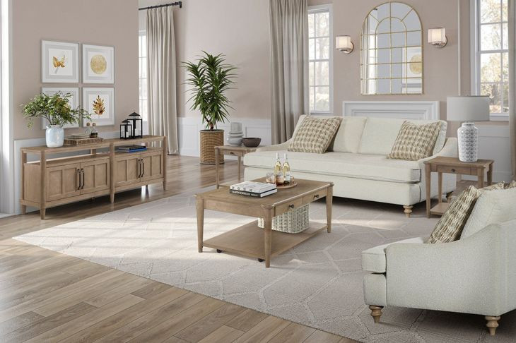 Wilmington Sand Wood End Table