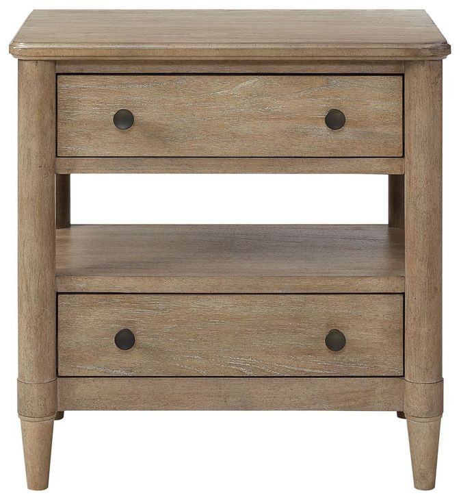 Wilmington Sand Open Nightstand