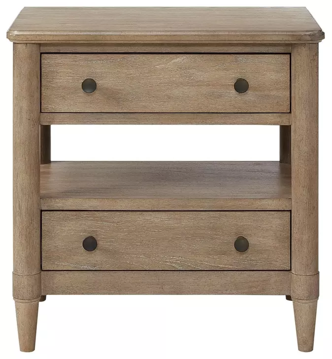 Wilmington Sand Open Nightstand