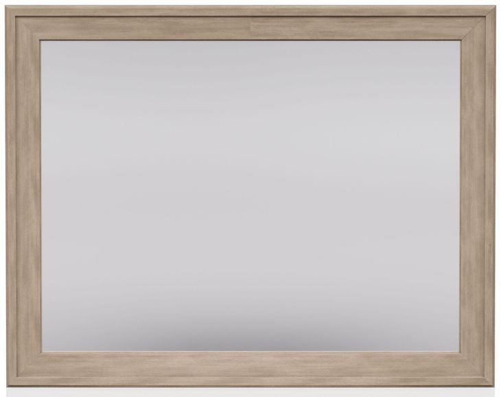 Wilmington Sand Rectangle Wood Mirror
