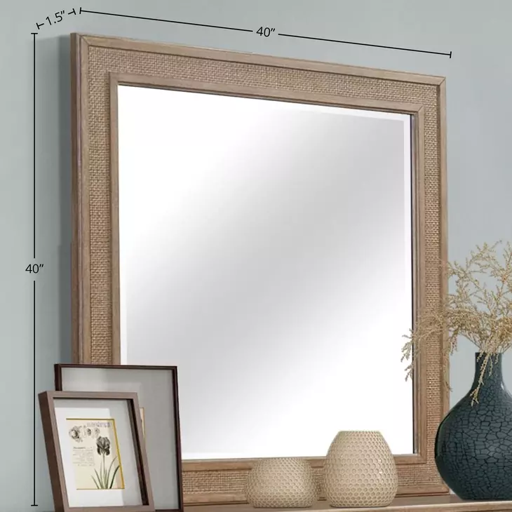 Wilmington Sand Cane Mirror