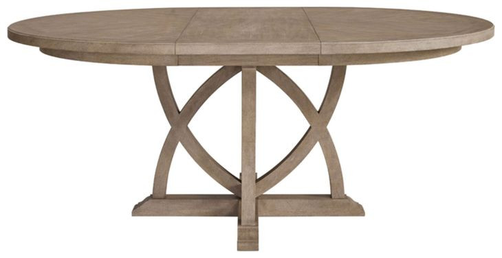 Wilmington Sand Round Extendable Dining Table