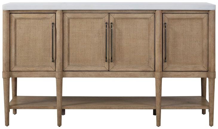 Wilmington Sand Cane Door Cement Top Server