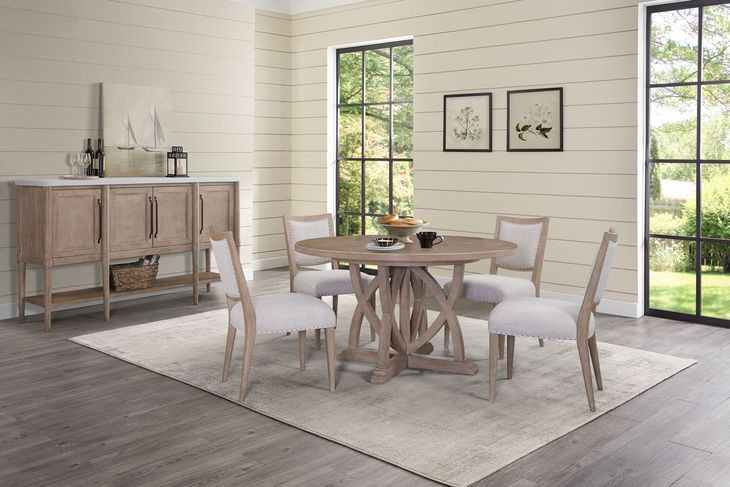 Wilmington Sand Cane Door Cement Top Server