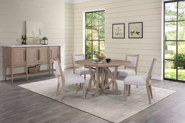Wilmington Sand Cane Door Cement Top Server