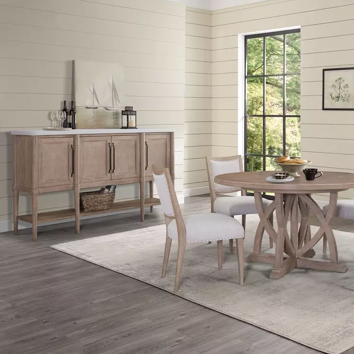 Wilmington Sand Cane Door Cement Top Server