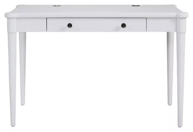 Wilmington White 48" Writing Home Office Set