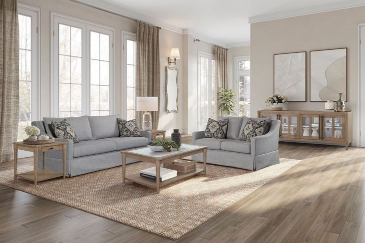 Wilmington Pioneer 60" Loveseat B with 2 Pillows