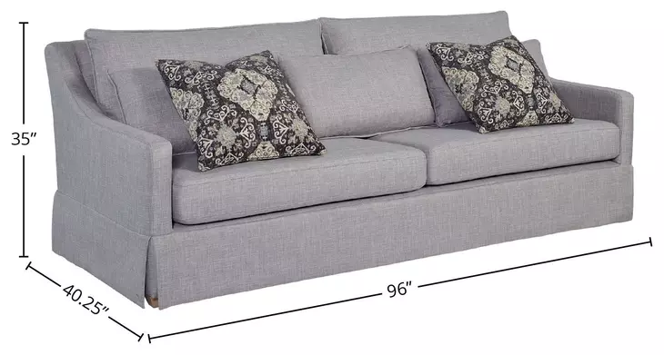 Wilmington Pioneer 96" Sofa B with 2 Pillows