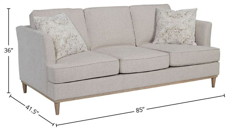 Wilmington Believe 85" Sofa D with 2 Pillows