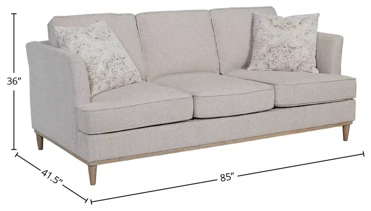Wilmington Believe 85" Sofa D with 2 Pillows