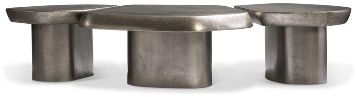 Clawson Graphite Freeform Large Cocktail Table