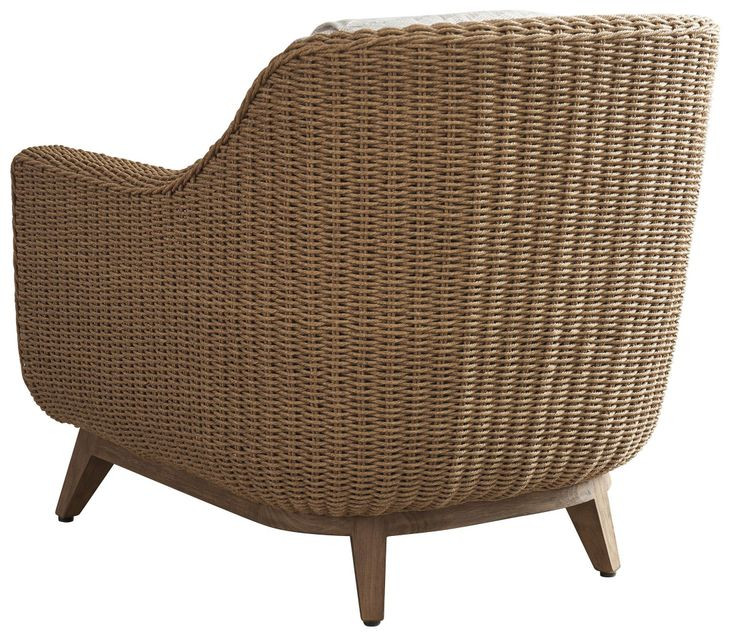 Isle of Palms Upholstered Outdoor Swivel Lounge Chair - Thumbnail 5