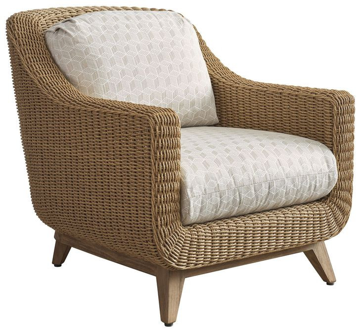 Isle of Palms Upholstered Outdoor Swivel Lounge Chair - Thumbnail 3