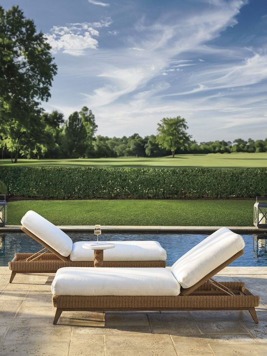 Isle of Palms White 82" Outdoor Chaise Lounge