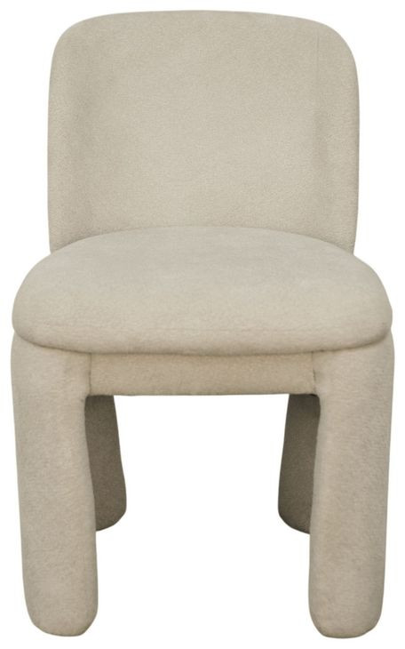 Mia Beige Upholstered Side Chair