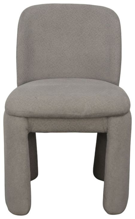 Mia Warm Gray Upholstered Side Chair