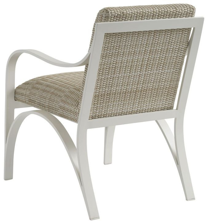 Sand Dune Cream Outdoor Round Stone Top Dining Room Set