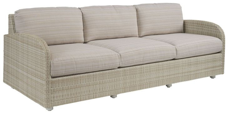 Sand Dune Brown Outdoor 88" Sofa