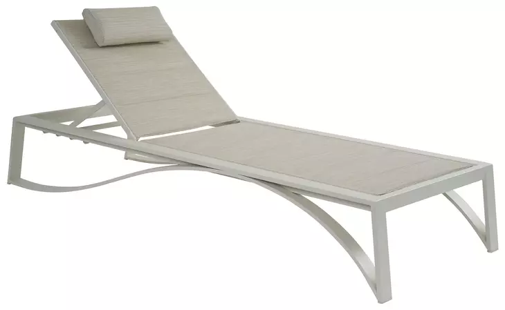 Sand Dune Brown Outdoor 31" Chaise with Pillow