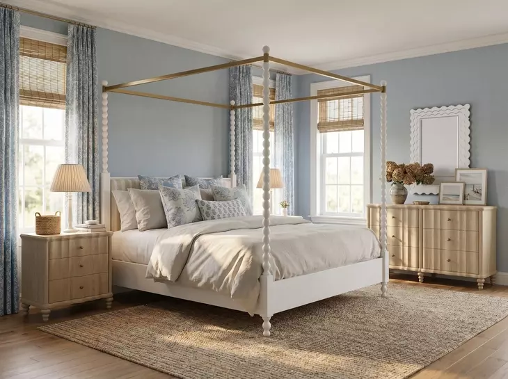 Haven Sundrenched Oak 6 Drawer Dresser