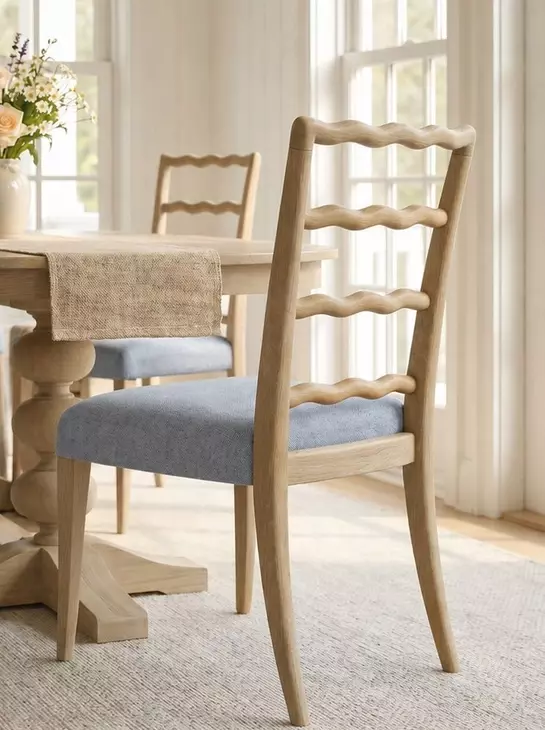 Haven Sea Blue Side Chair Set of 2
