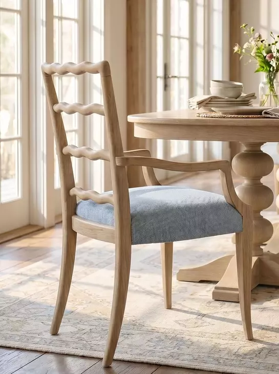 Haven Sea Blue Arm Chair
