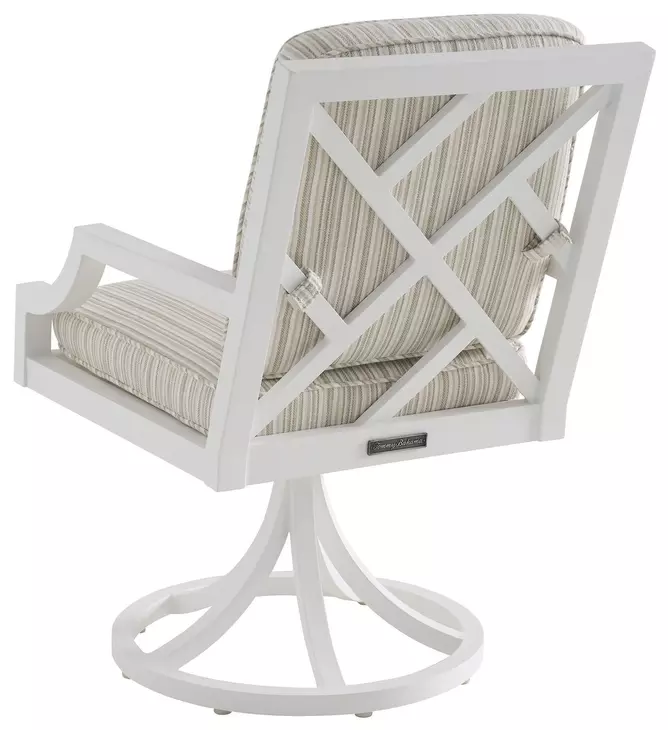 Island Classic Cream and Gray Outdoor Rectangular Quartz Top Dining Room Set
