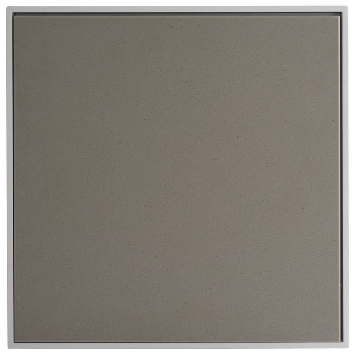 Island Classic Cream and Gray Outdoor Rectangular Quartz Top Occassional Table Set