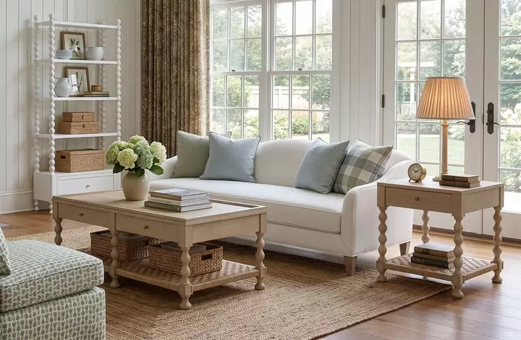 Haven Sun Oak Occassional Table Set