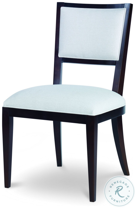 Dublin City Dark And Off White Side Chair