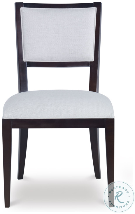 Dublin City Dark And Off White Side Chair