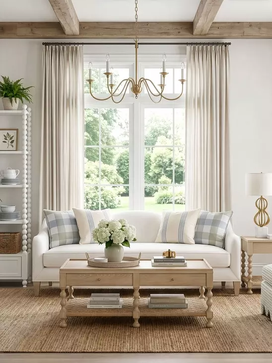 Haven Warm White Etagere with 4 Shelves