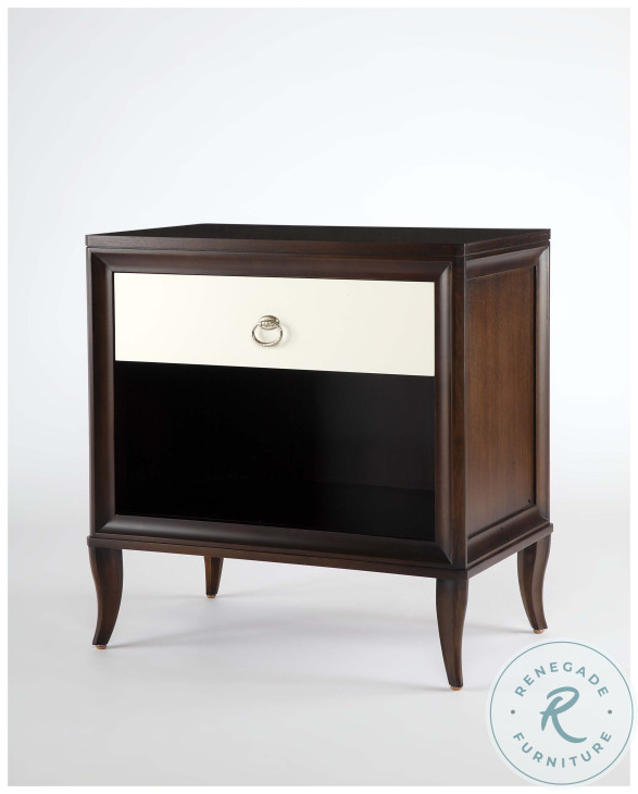 Tribeca American Walnut 1 Drawer Rectangular Nightstand
